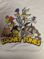 LOONEY TUNES Vintage Men's Medium T-Shirt Road Runner, Wile E, Bugs, Taz ETC.