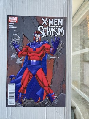 X-Men: Prelude To Schism #2 Newsstand 1:50 Rare 627 Copies Magneto Marvel 2011