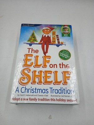 SANTAVERSE THE ELF ON THE SHELF BOOK & BOY NEW BOX DAMAGE FREE SHIP