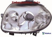Abakus 551-1136L-LD-EM Hauptscheinwerfer Links Scheinwerfer FüR Renault