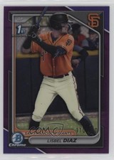 2024 Bowman Chrome Prospects Purple Refractor 110/250 Lisbel Diaz #BCP-194 1m73