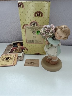 Rare Memories of Yesterday YOU'RE MY BOUQUET OF BLESSINGS 1996 Enesco 162604 LE