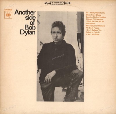 Bob Dylan - Another Side Of Bob Dylan EU LP 1975 (VG+/VG) .