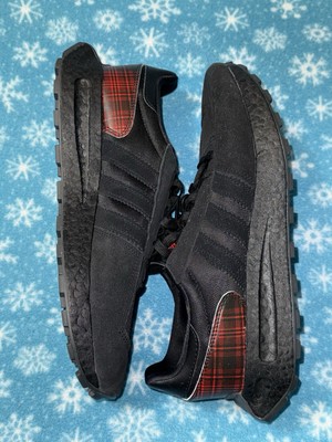Adidas Originals Shoes Retrophy E5 Size 10.5 Mens Black Red Plaid Comfort