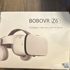 BOBOVR Z6 Foldable Smartphone VR Headset Built-In Headphones Bluetooth White