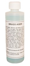 Brass Ager Liquid 8 Oz Tarnish Solid Brass With Antique Patina Oxidizer Vintage