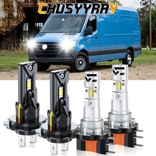 4x H15 H7 LED Headlight High Low Beam Light B...