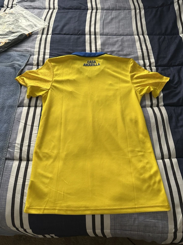 Pre-Owned USED once Boca Juniors Third kit 2022-2023 Yellow Size Small - Image 3 of 3