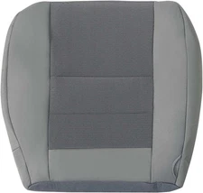 Driver Side Replacement Bottom Seat Cover Cloth Med Gray Compatible with Grey 