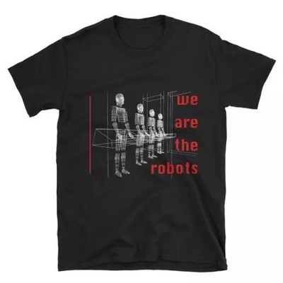 We Are The Robots Kraftwerk Black Men T-shirt All Size Reprint C132
