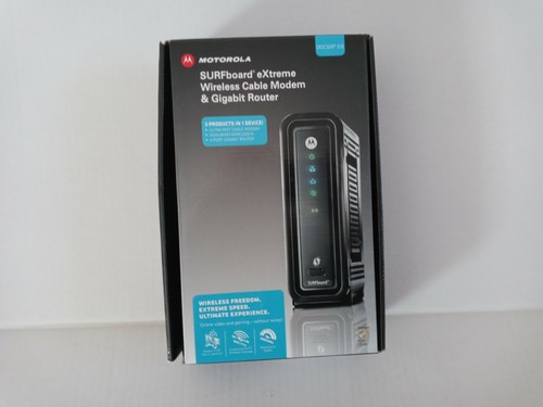 Motorola SURFBoard Extreme Wireless Cable Modem and Gigabyte Router SBG6580 - Picture 11 of 12