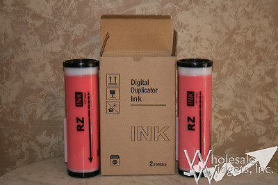 2 RZ Bright Red Inks Compatible With Riso  S-4263 S-7199 For Risograph EZ MZ RZ