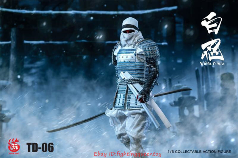 TOYSDAO TD-06 Japan White Ninja Samurai 1/6 Scale Figure Model