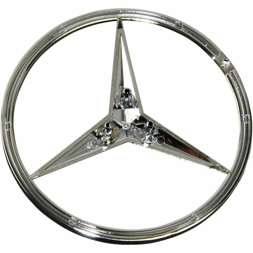 MERCEDES BENZ TRASEIRO tampa do porta-malas cromado logotipo estrela emblema 1992-1999 CL S CLASS - Imagem 3 de 4