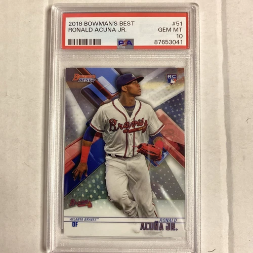 2018 Bowmans Best Ronald Acuna Jr. ROOKIE PSA 10 PS