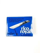 Rico Royal Bass Clarinet Reeds Strength 2 French File Cut 10 Pack