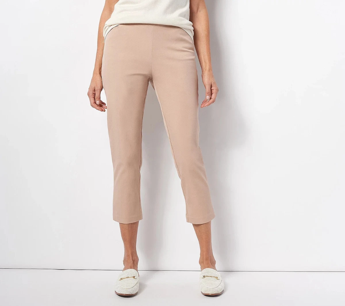 Isaac mizrahi 24 7 shop crop pants