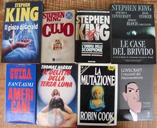 Lotto 8 libri horror Stephen King Lovecraft fantasmi americani Cujo Gioco Gerald