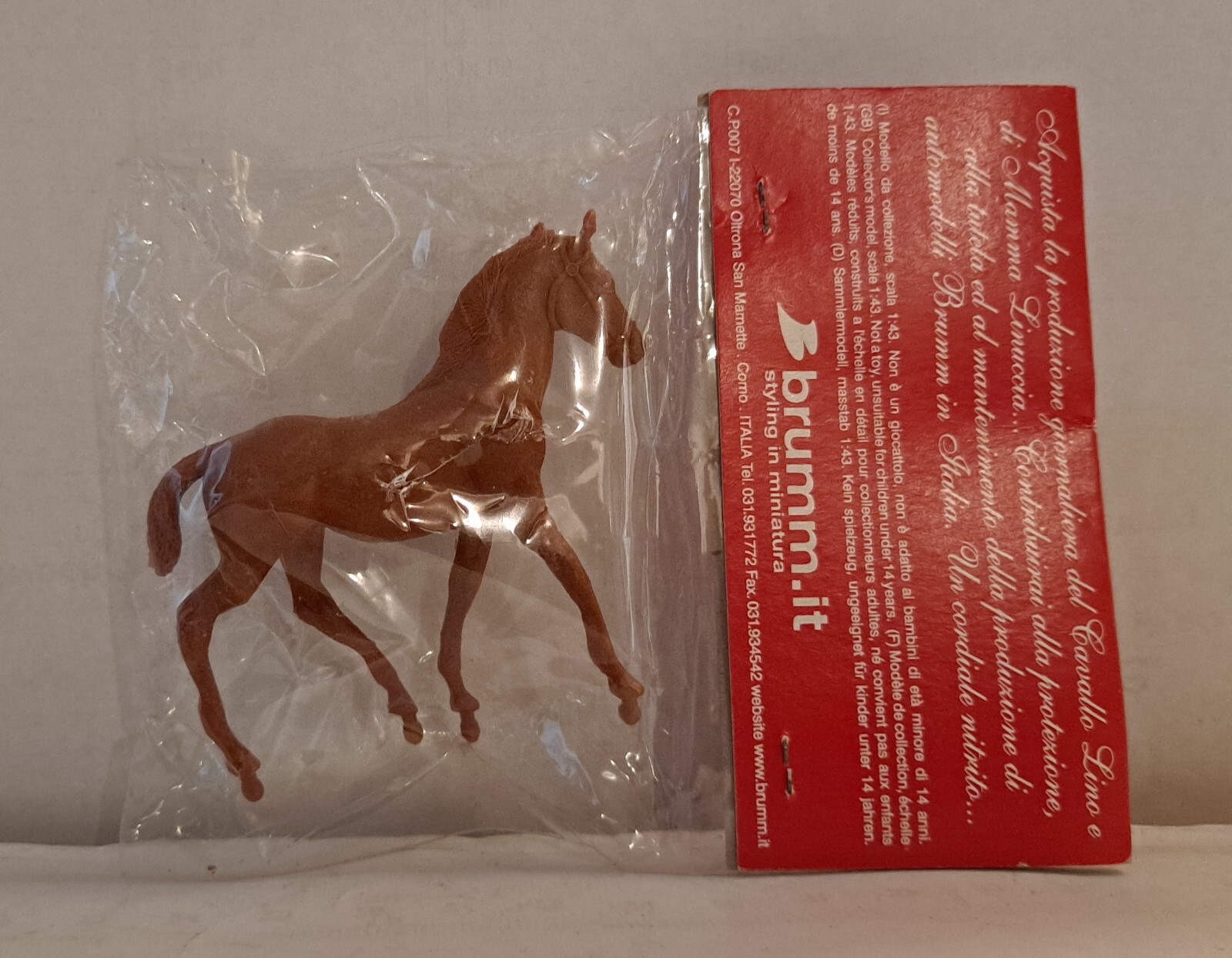 1975. BRUMM “CAVALLO LINO” Ltd ed 2003Model of Horse produced Hobby
