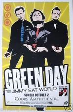 GREEN DAY / JIMMY EAT WORLD 2005 "AMERICAN IDIOT TOUR" SAN DIEGO CONCERT POSTER