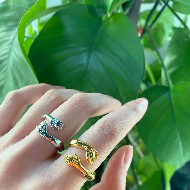 Hand cheap hug ring