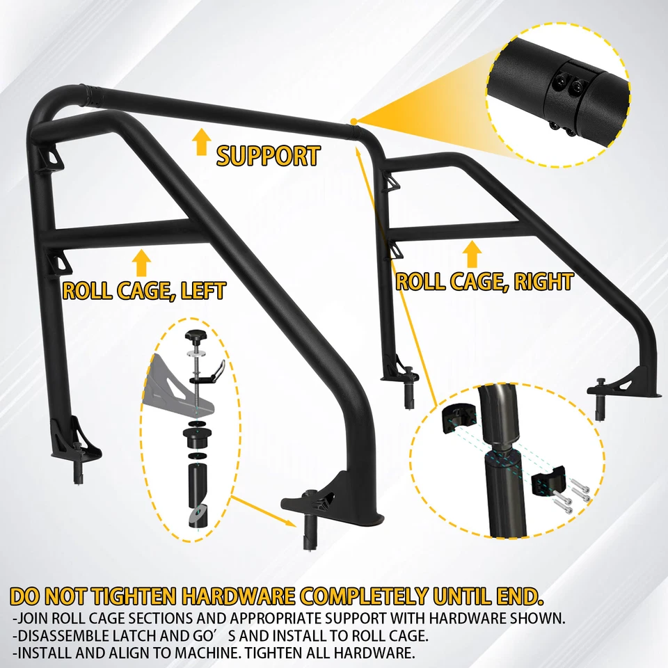 Sport Accessory Bar For Polaris Ranger XP 570 /900 / 1000 / Crew 2013+ Full Size - Image 3 of 4