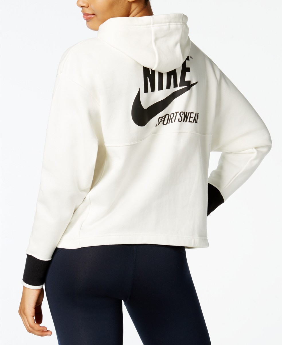 Nike Women's Sportswear Archive Half-Zip Hoodie, 909147, Size XS