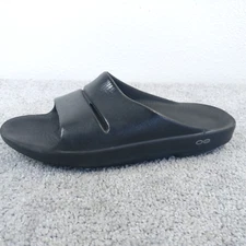 Oofos Ooahh Recovery Sandals Womens Size 10 Shoes Slip On Black  Slides