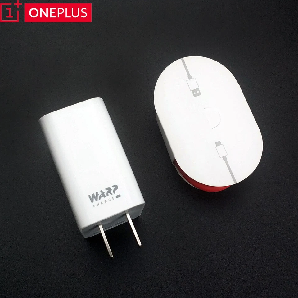 Original OnePlus 30W Warp Fast Charger Adapter USB Type-C Cable For 7 7T Pro 6T - Image 2 of 4