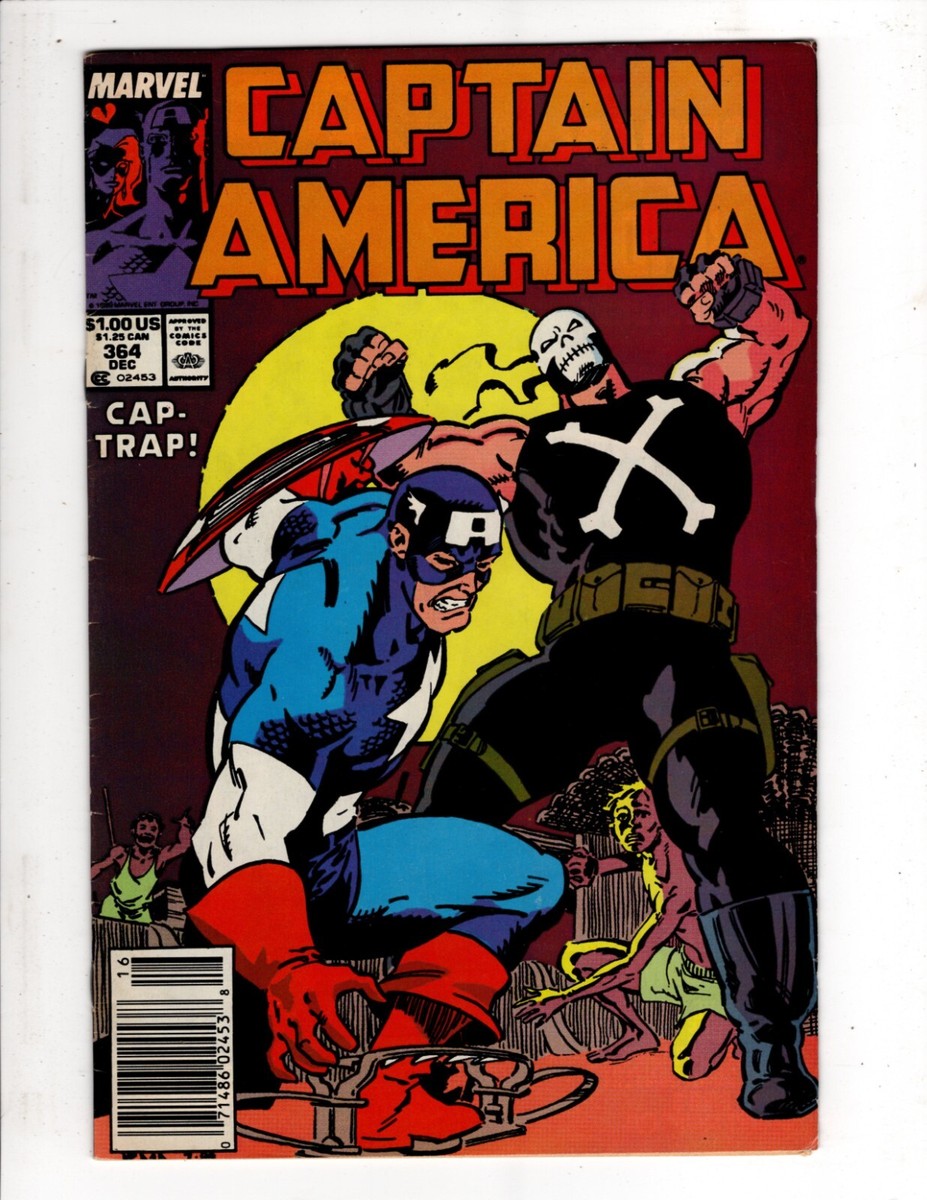 Captain America #364 Comic Book (Marvel 1989) VF | eBay