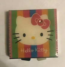 Retro Pink Hello Kitty Square Pill box Pill case Mint box w/ 4 Compartments