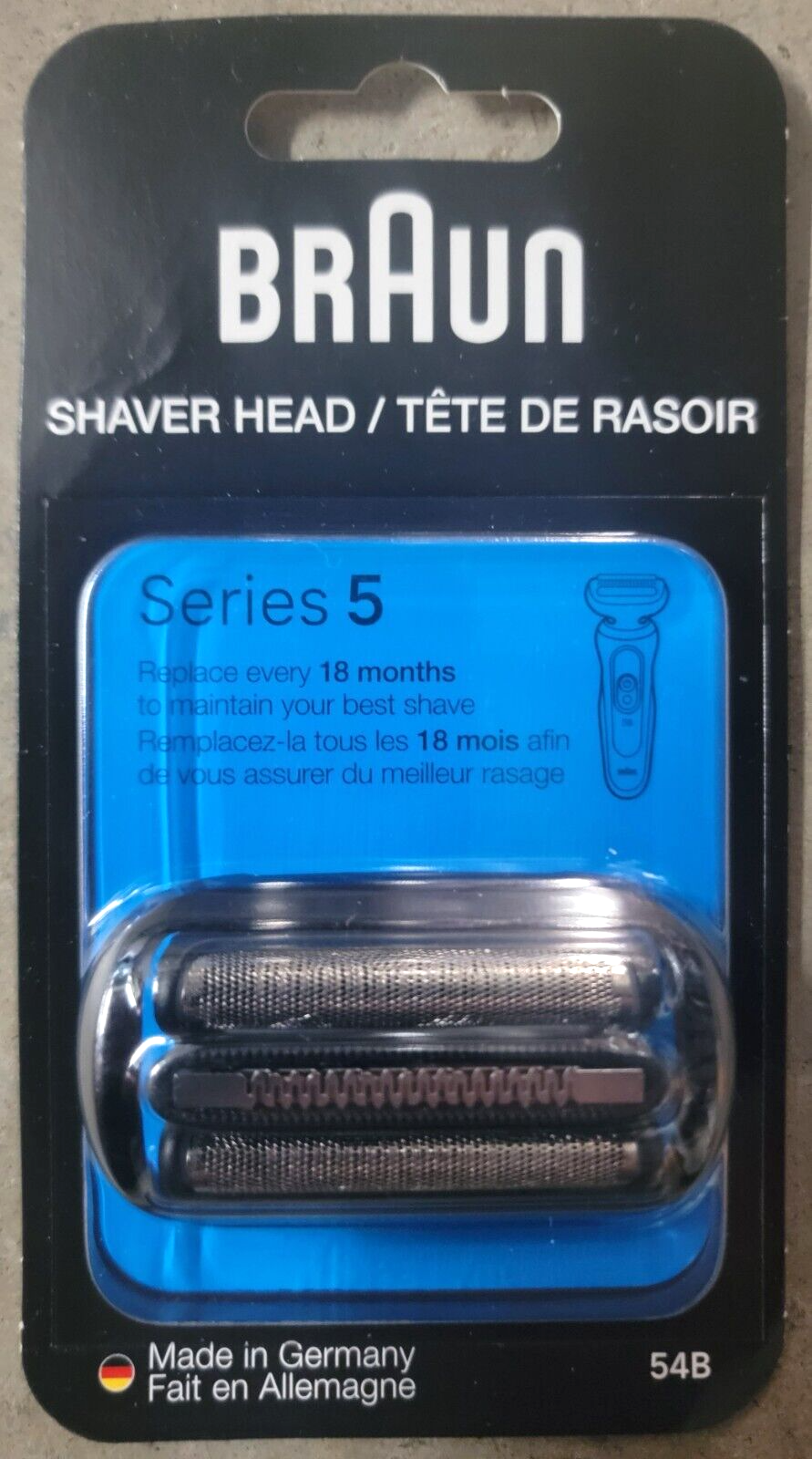 Braun Replacement Head Cartridge 54B for Select S5 Series 5 Shavers New