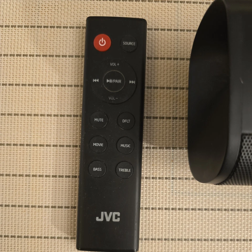 JVC Mini Compact Soundbar TH-D227B 30W No Remote - Image 2 of 4