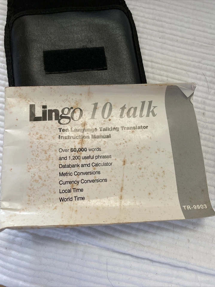 Lingo Talk Translator With Instructions Manual And Ear Buds - Image 2 of 4
