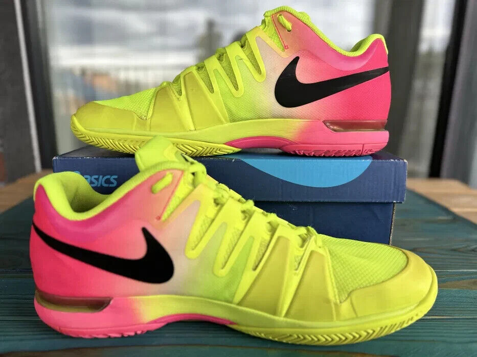 Nike Zoom Vapor 9.5 Tour Men's Tennis Shoe Yellow/Pink | eBay Nike Zoom Vapor 9.5 Tour Men's Tennis Shoe Yellow/Pink | eBay