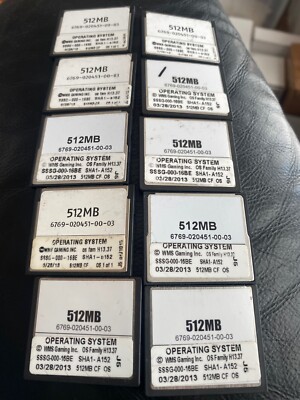 WMS BB2  512 MB  OPERATING SYSTEM SOFTWARE  H13.37  10  EACH
