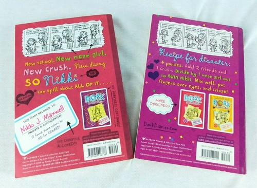 Dork Diaries 1 2 3 Paperback Hardcover Book 3 from Set Russell - Imagen 9 de 11