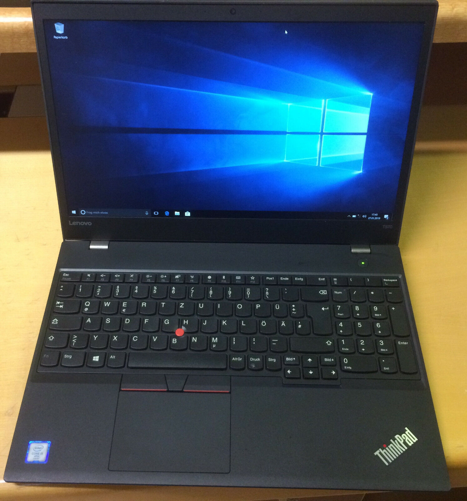 Image of Lenovo ThinkPad T570 INTEL CORE i5-6300U 2x3 0GHz 8GB-RAM 256SSD WINDOWS10