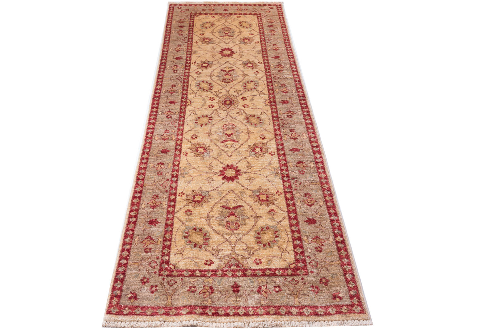 Chobi-Ziegler 240x87cm Orient alfombra hecha afganistán Carpet Rug tapis Chobi-Ziegler 240x87cm Orient alfombra hecha afganistán Carpet Rug tapis