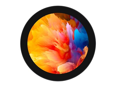 Waveshare 4inch HDMI Round Touch Display 720 × 720 IPS 10-Point for Raspberry Pi