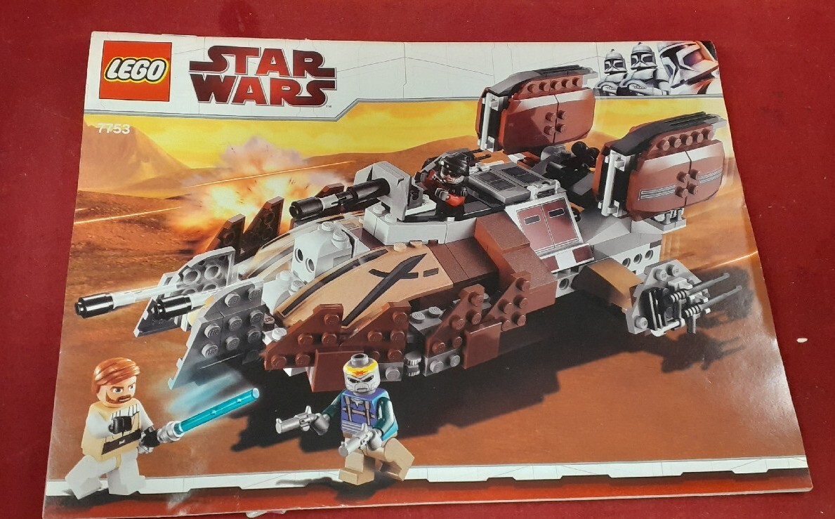 Lego Star Wars Pirate Tank instructions only book #7753