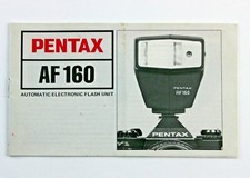 191633 Pentax AF 160 Electronic Flash Genuine Original User Instruction Manual