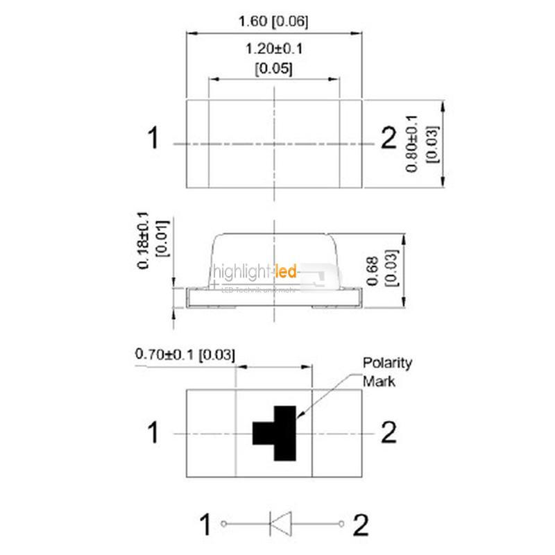 20 Stück SMD LEDs 0603 In Rot – Superhell, Breit Abstrahlend, Ideal Für Modellbau, Elektronik & DIY-Projekte