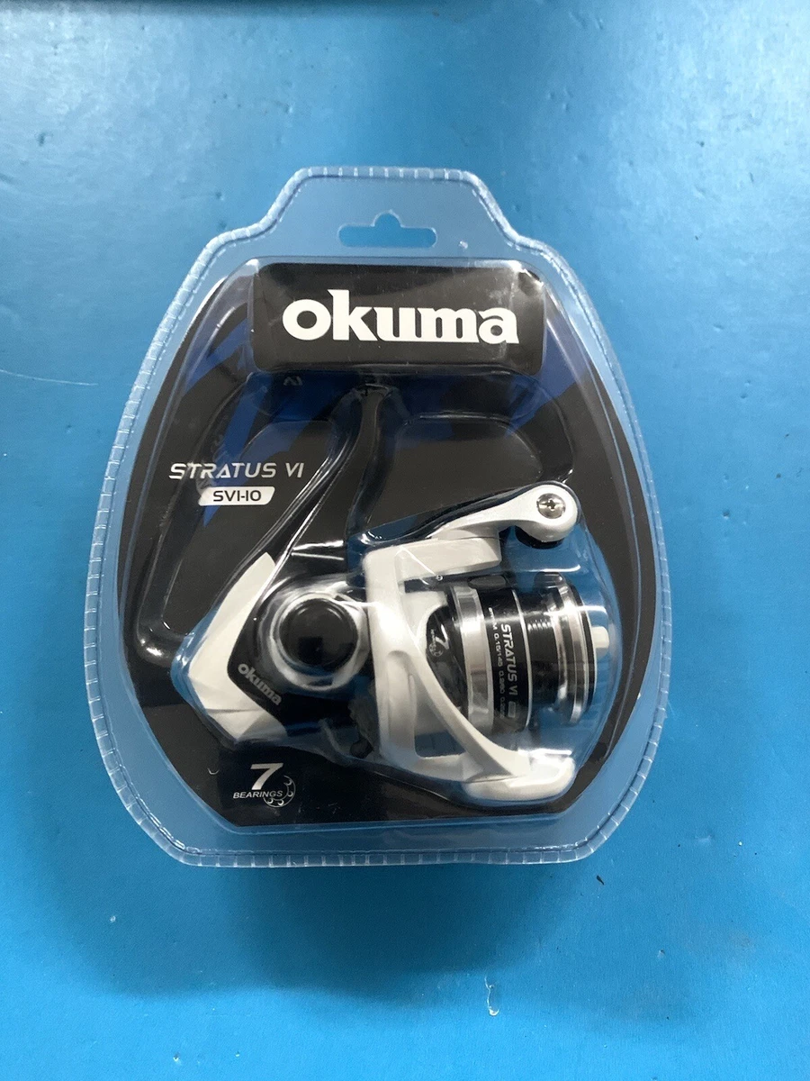 Okuma Stratus VI Spinning Reel SVI-10 (SB) New Great For Trout Fishing