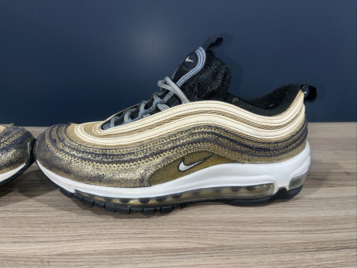 Nike Air Max 97 QS ゴールド Nike Air Max 97 OG QS Metallic Gold Size 8 | eBay
