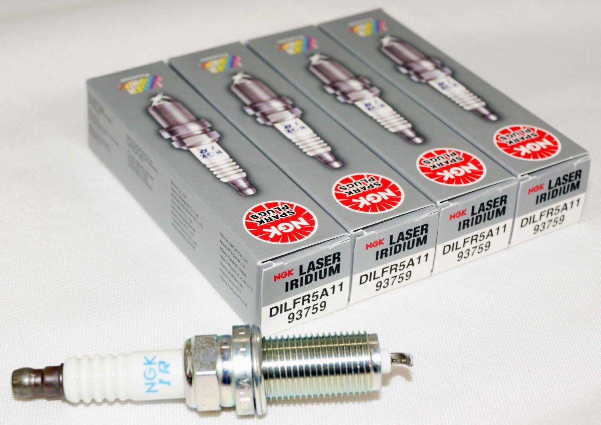 4 Pack Genuine NGK 93759 Laser Iridium Spark Plug DILFR5A11 fits Nissan Infiniti