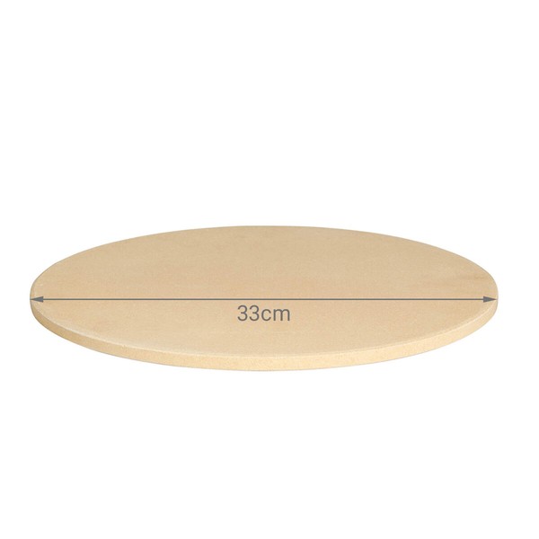 Pizzastein Rechteckig Cordierit FüR Backofen Grill Backstein Brotbackstein 33Cm-image