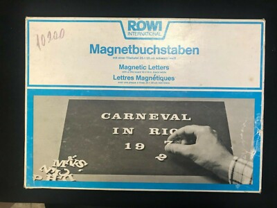 MAGNETIC TABLE - MAGNETIC LETTERS ROWI INTERNATIONAL GERMANY