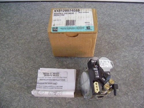 36G54-202 X13120674010 White-Rodgers / Emerson 2 Stage Manifold Gas Valve NEW