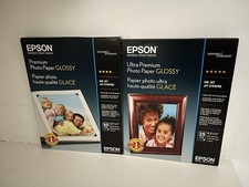 Epson Ultra-Premium Photo Paper Glossy 8.5x11 in 25 And 50 Sheets Inkjet